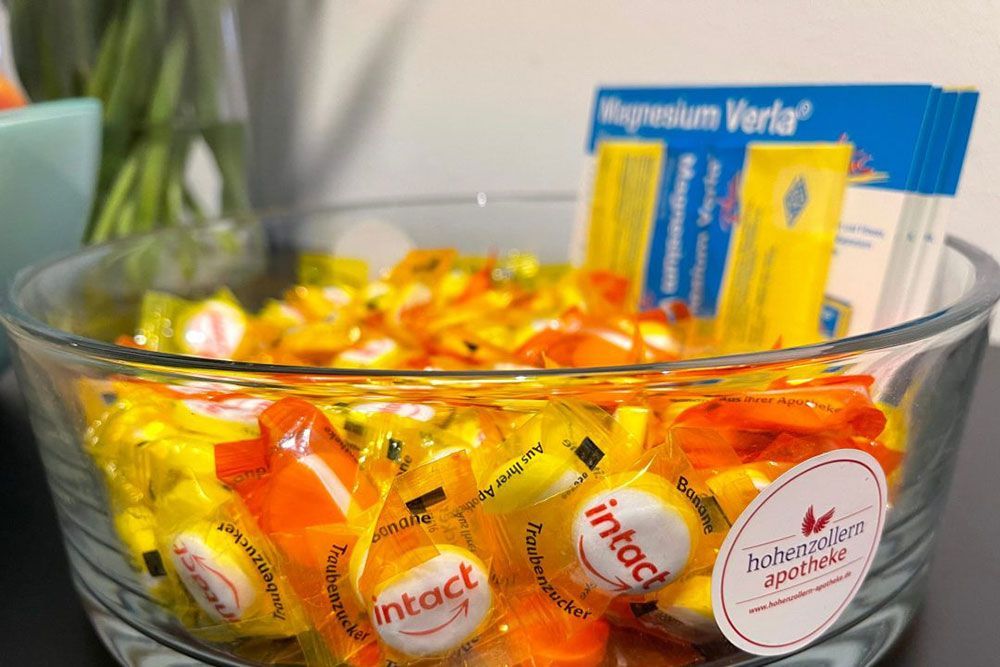 Traubenzucker in einer Schüssel